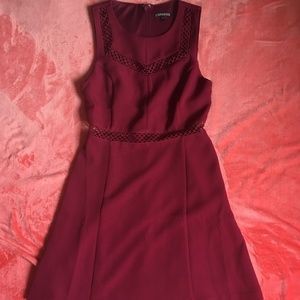 Maroon Homecoming Dress